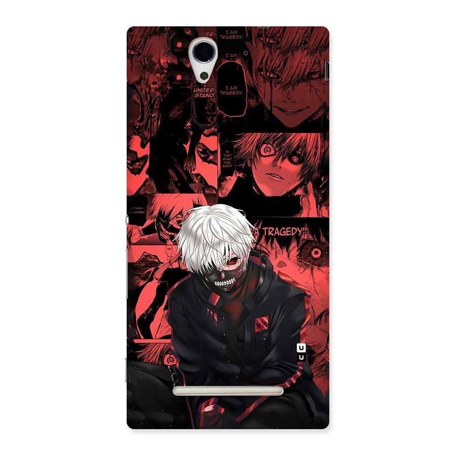 Toukyo Ghoul Kaneki Manga Back Case for Xperia C3