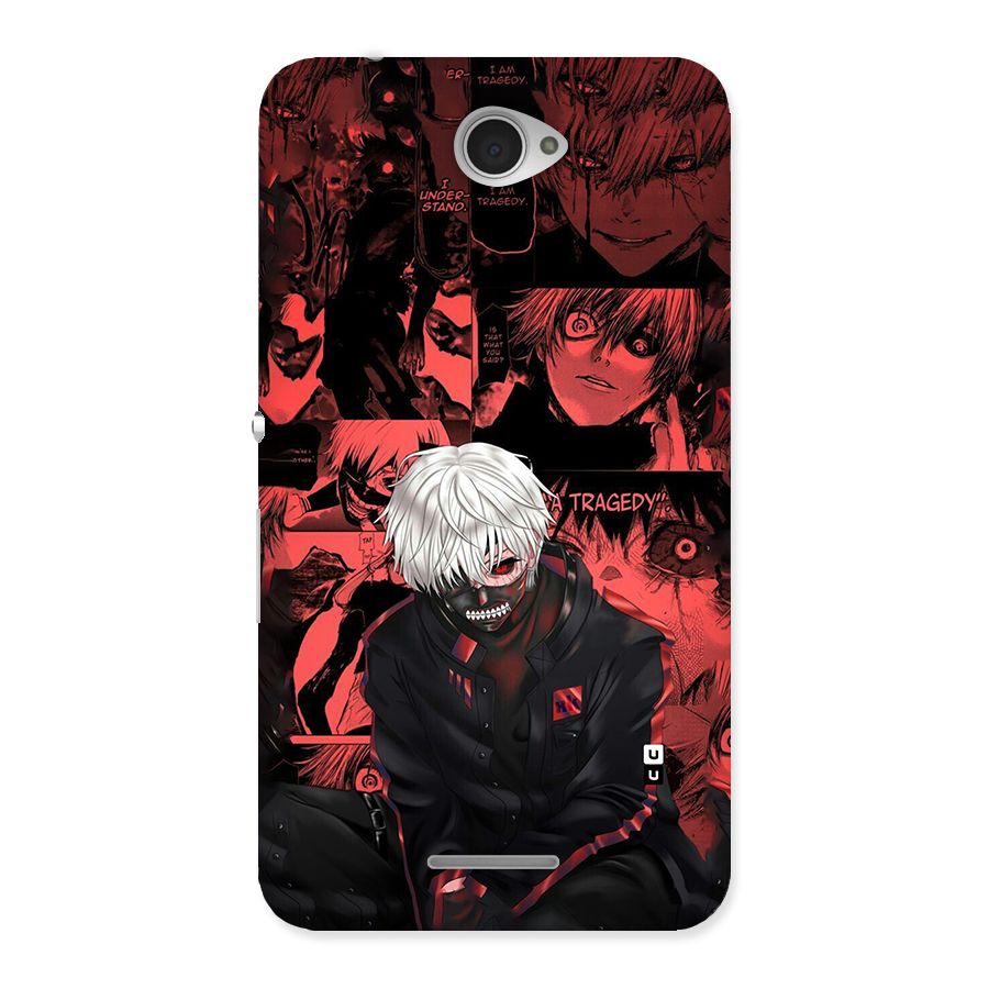Toukyo Ghoul Kaneki Manga Back Case for Xperia E4