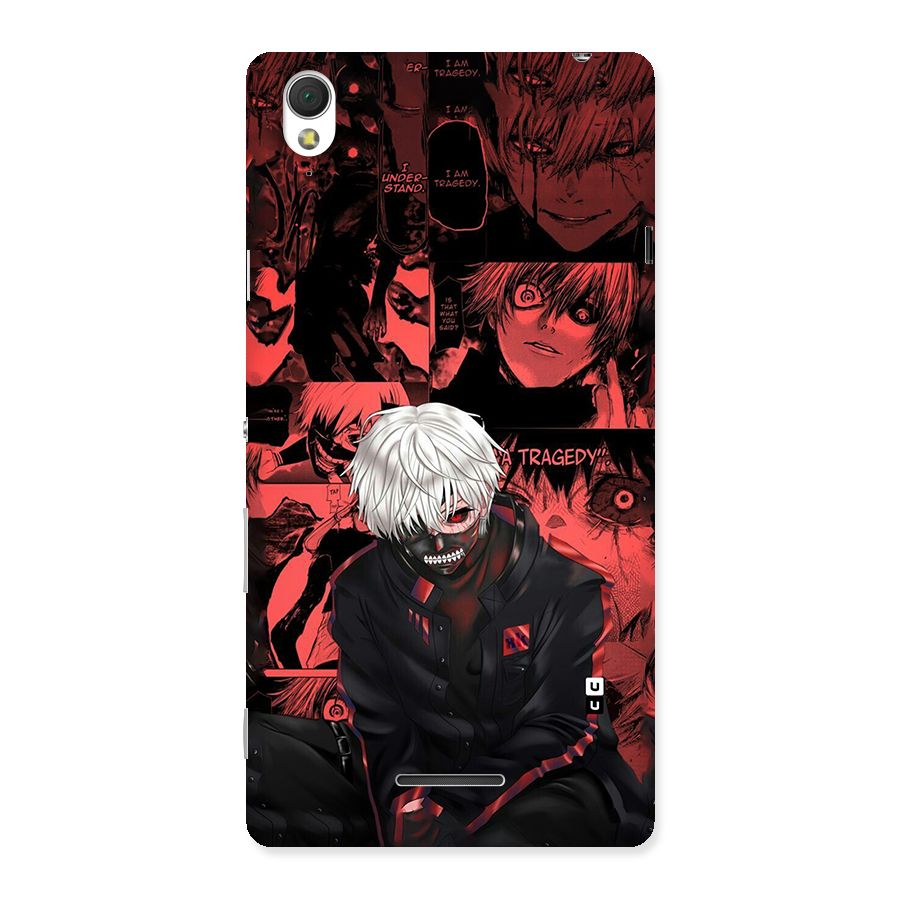 Toukyo Ghoul Kaneki Manga Back Case for Xperia T3