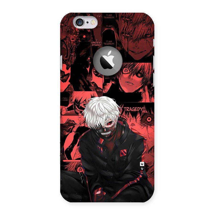 Toukyo Ghoul Kaneki Manga Back Case for iPhone 6 Logo Cut