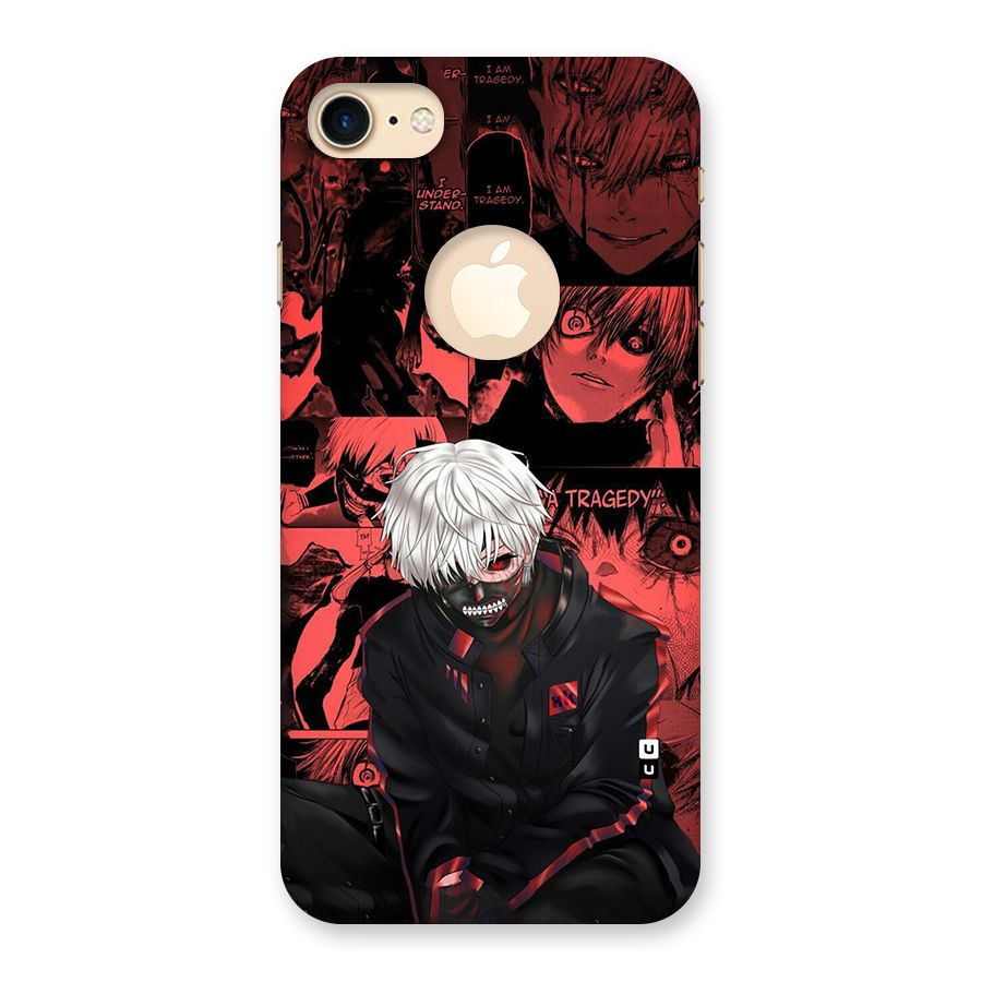 Toukyo Ghoul Kaneki Manga Back Case for iPhone 7 Logo Cut