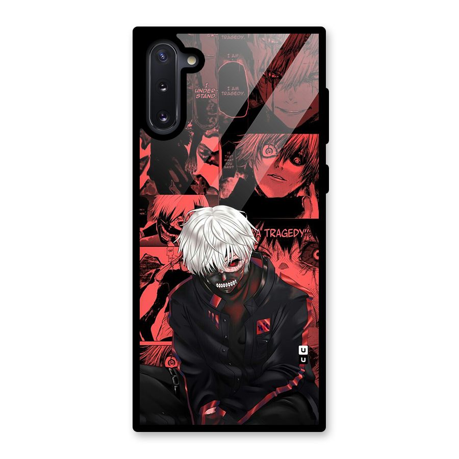 Toukyo Ghoul Kaneki Manga Glass Back Case for Galaxy Note 10