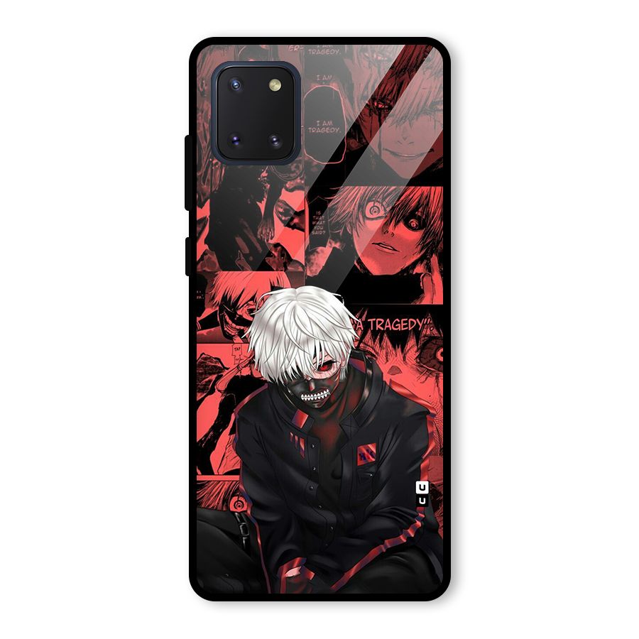 Toukyo Ghoul Kaneki Manga Glass Back Case for Galaxy Note 10 Lite