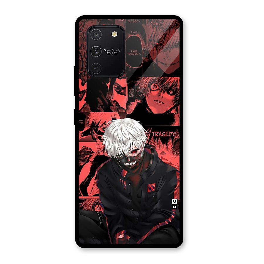Toukyo Ghoul Kaneki Manga Glass Back Case for Galaxy S10 Lite