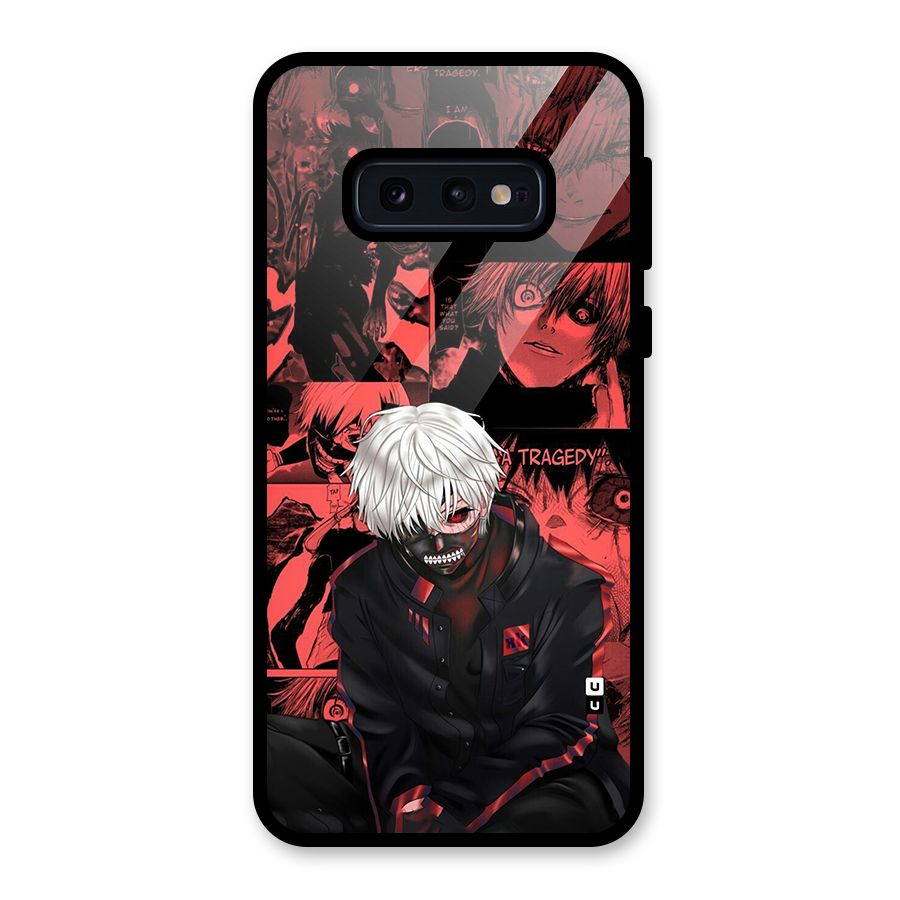 Toukyo Ghoul Kaneki Manga Glass Back Case for Galaxy S10e