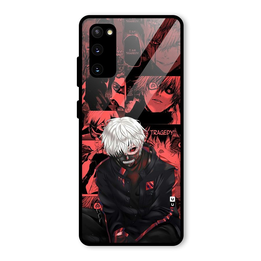 Toukyo Ghoul Kaneki Manga Glass Back Case for Galaxy S20 FE