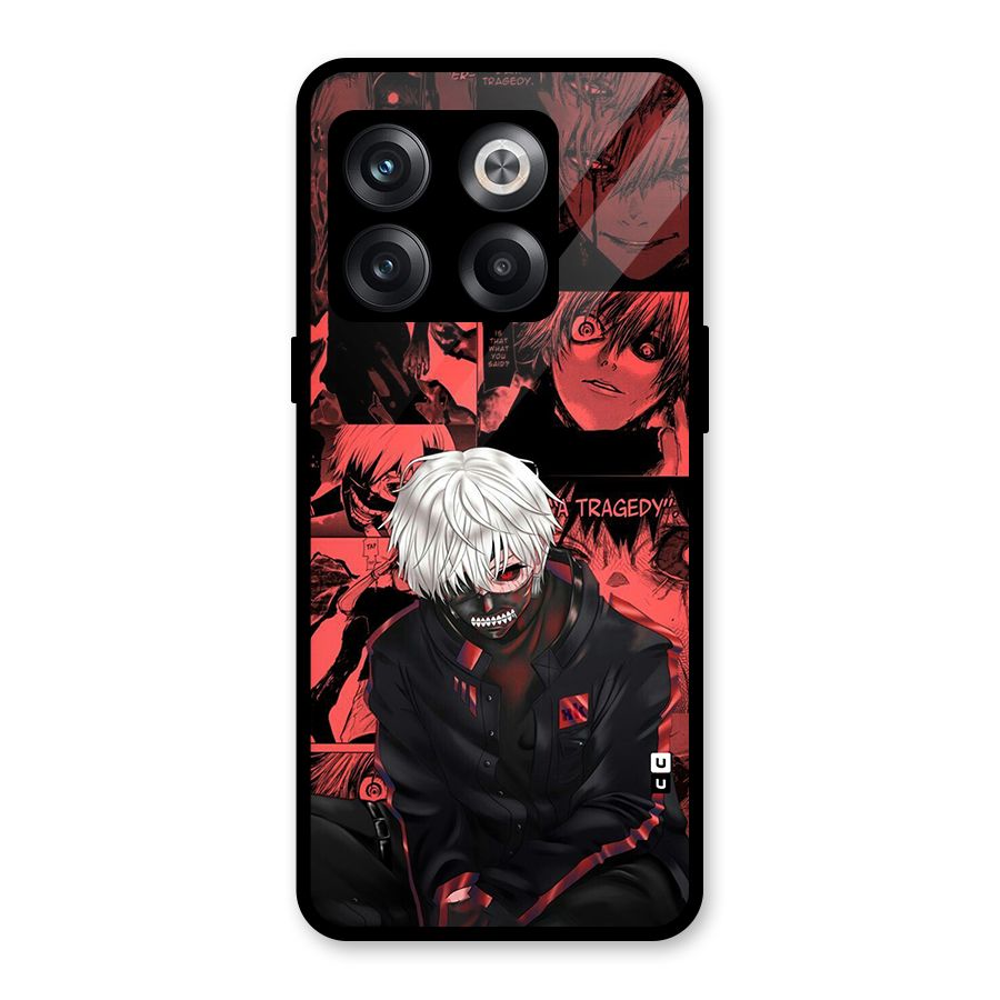 Toukyo Ghoul Kaneki Manga Glass Back Case for OnePlus 10T