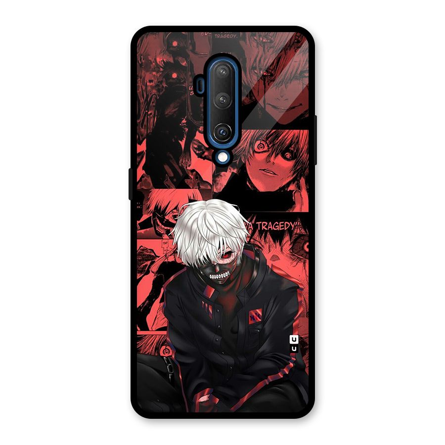 Toukyo Ghoul Kaneki Manga Glass Back Case for OnePlus 7T Pro