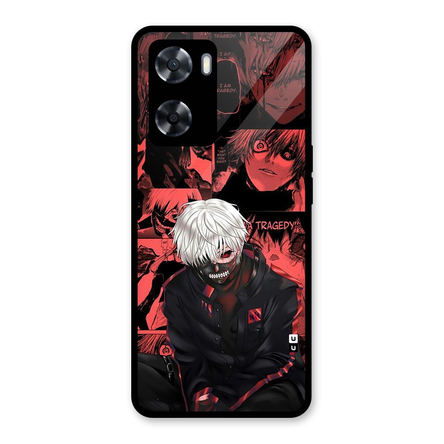Toukyo Ghoul Kaneki Manga Glass Back Case for Oppo A57 2022