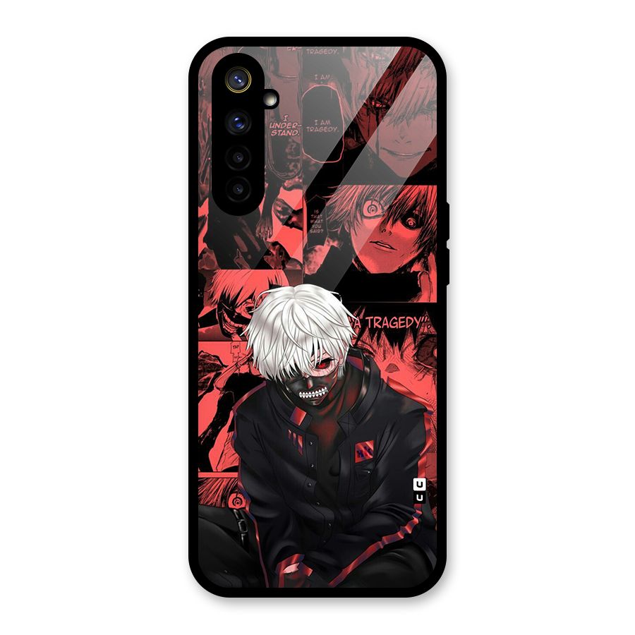 Toukyo Ghoul Kaneki Manga Glass Back Case for Realme 6