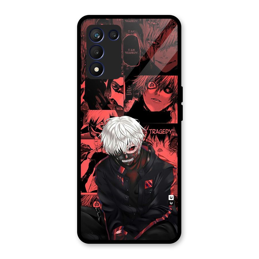 Toukyo Ghoul Kaneki Manga Glass Back Case for Realme 9 5G Speed