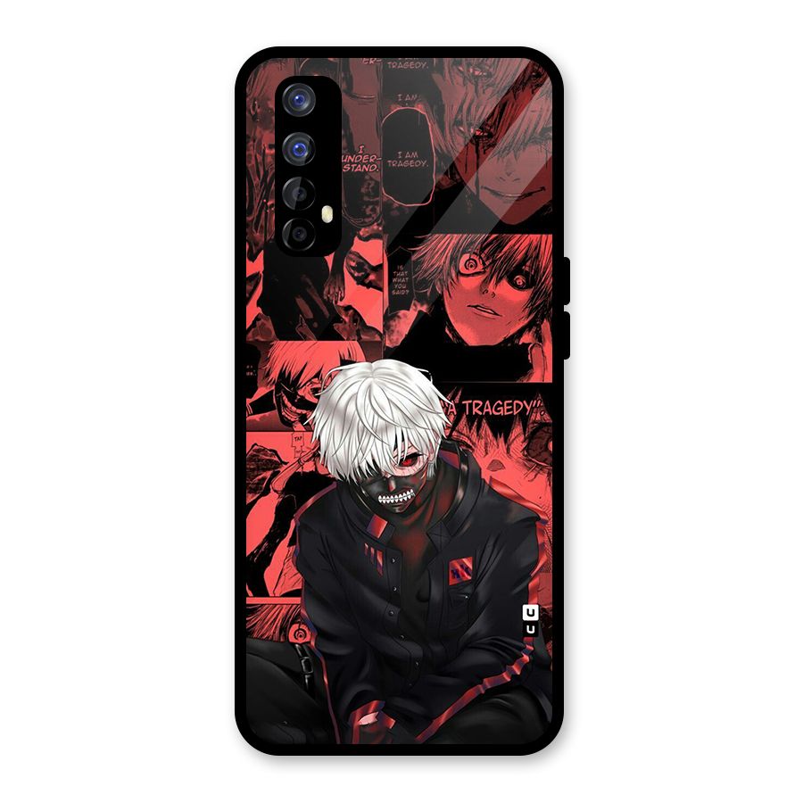 Toukyo Ghoul Kaneki Manga Glass Back Case for Realme Narzo 20 Pro