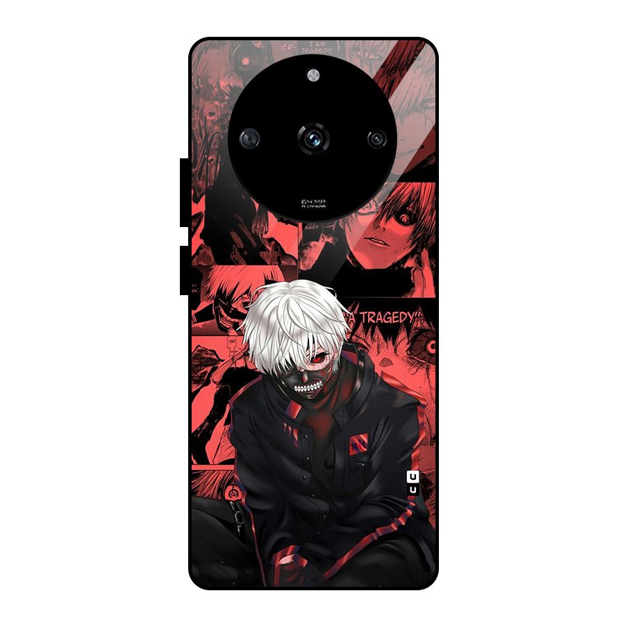 Toukyo Ghoul Kaneki Manga Glass Back Case for Realme Narzo 60 5G