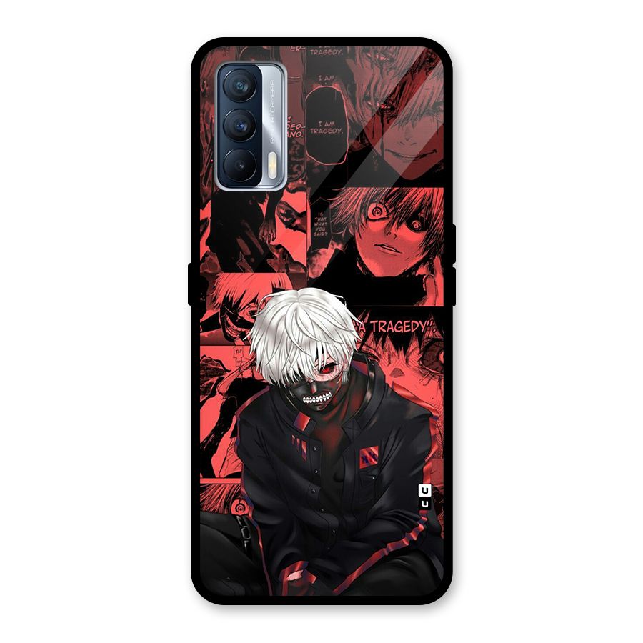 Toukyo Ghoul Kaneki Manga Glass Back Case for Realme X7