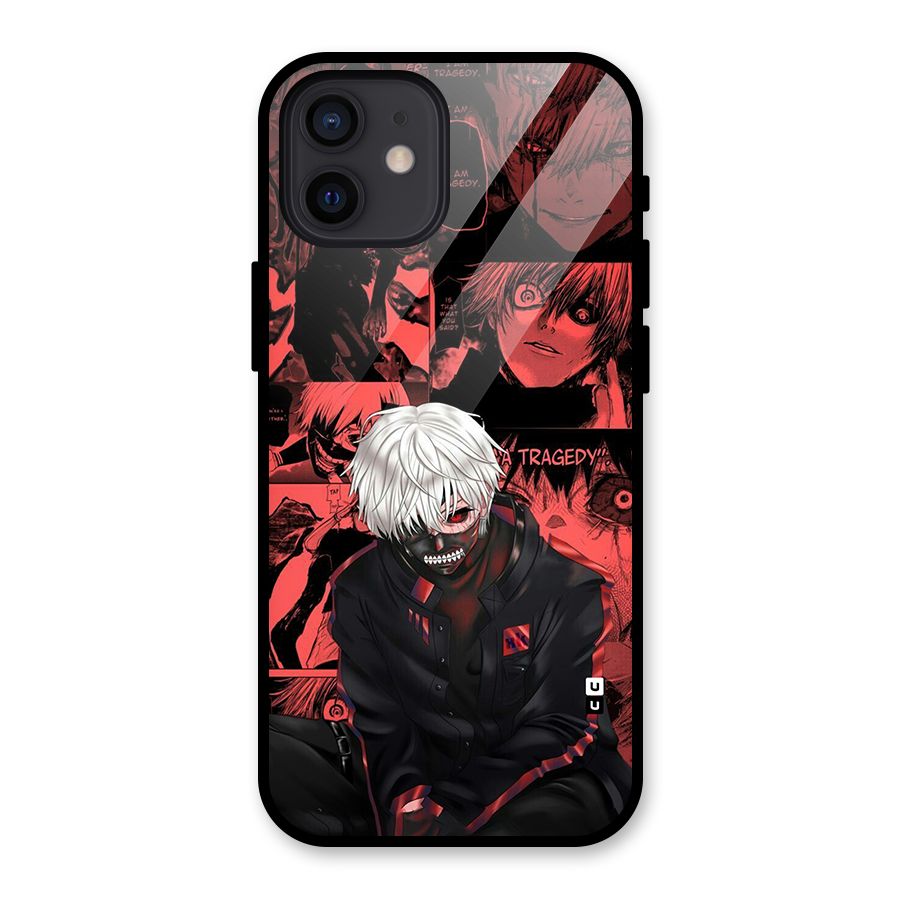 Toukyo Ghoul Kaneki Manga Glass Back Case for iPhone 12