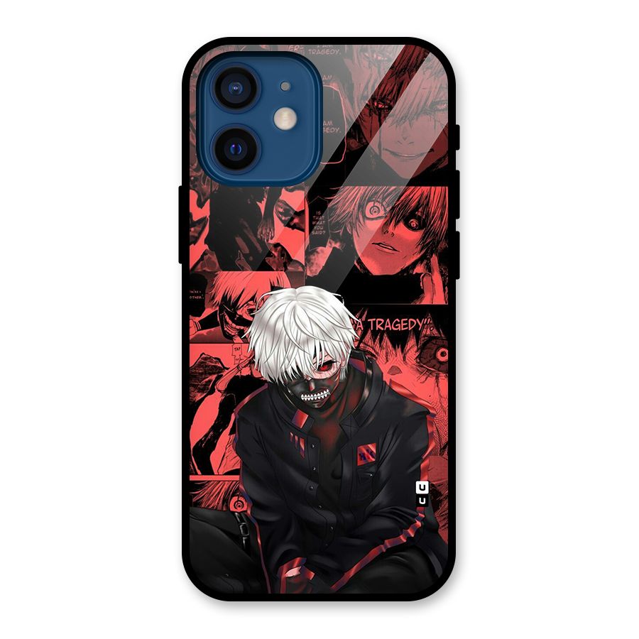 Toukyo Ghoul Kaneki Manga Glass Back Case for iPhone 12 Mini