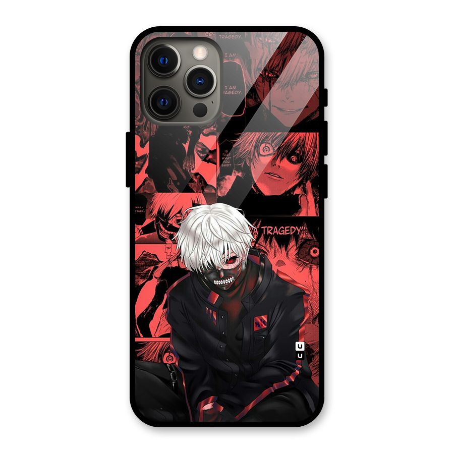 Toukyo Ghoul Kaneki Manga Glass Back Case for iPhone 12 Pro Max