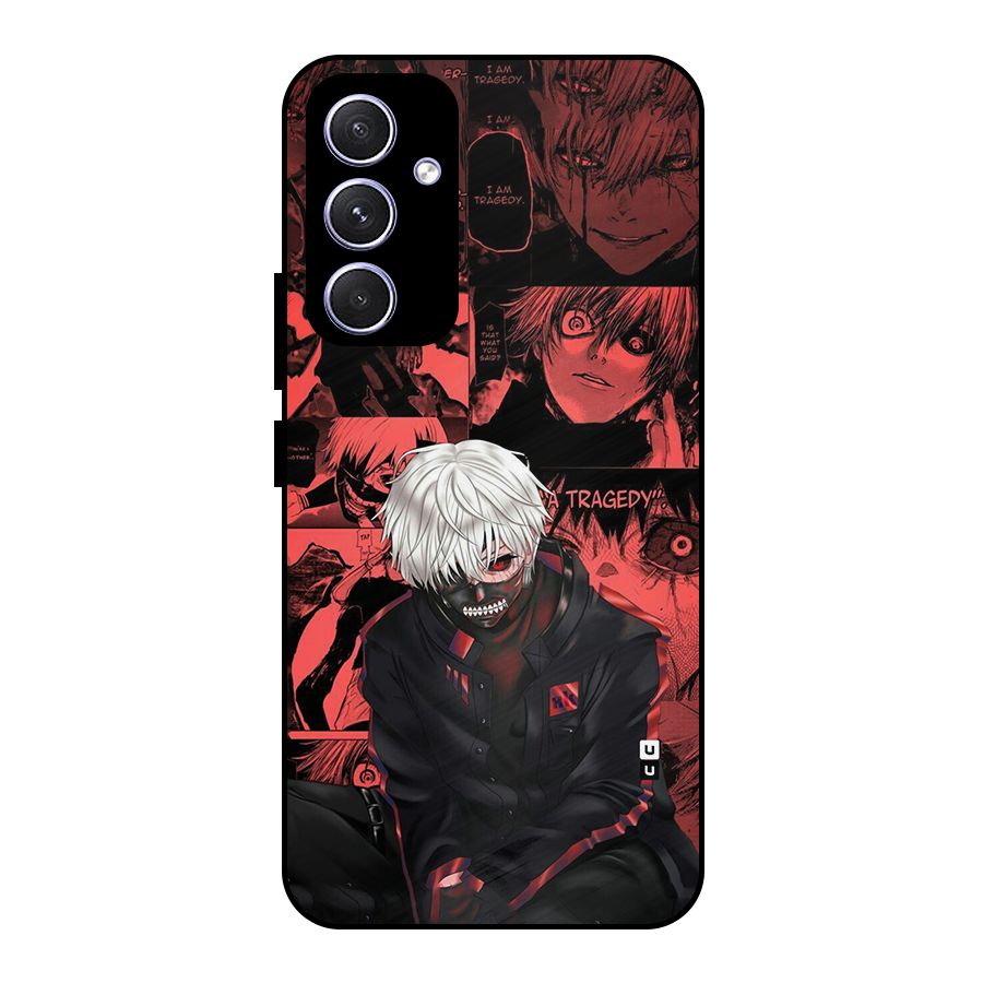 Toukyo Ghoul Kaneki Manga Metal Back Case for Galaxy A54