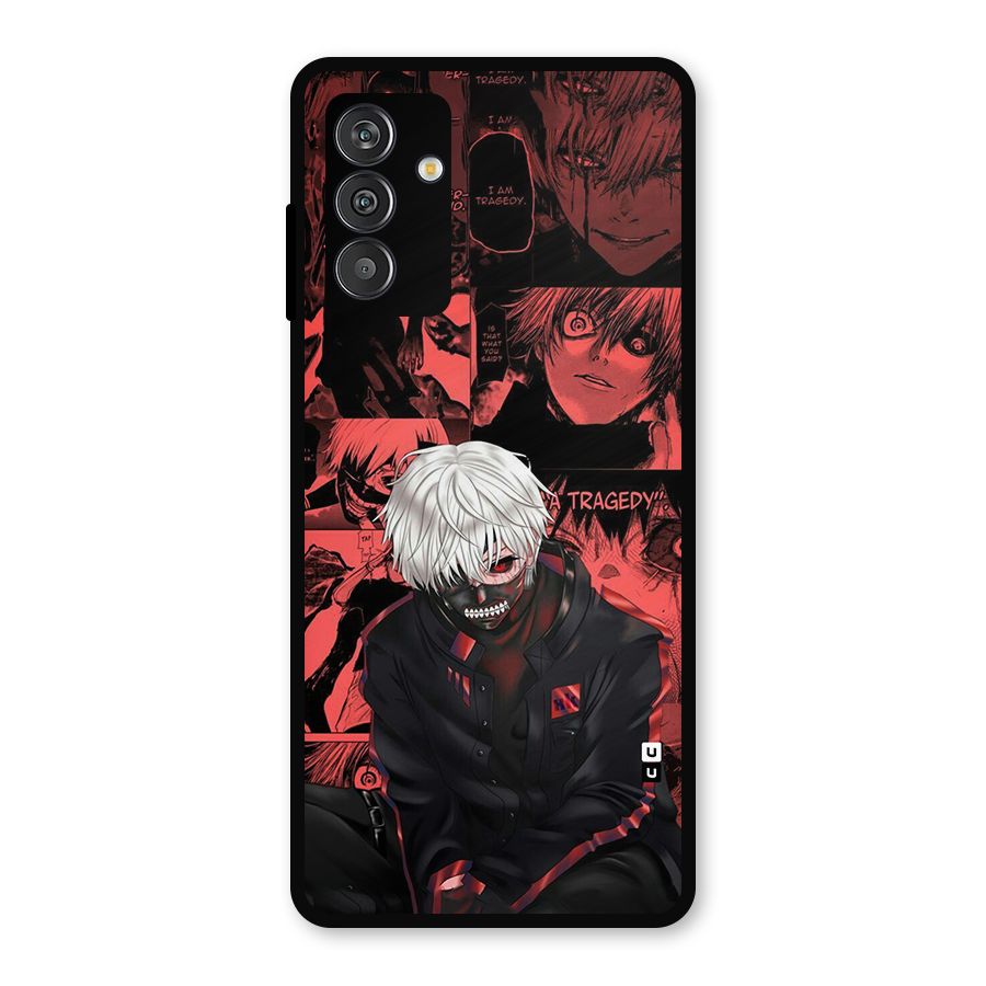 Toukyo Ghoul Kaneki Manga Metal Back Case for Galaxy F13