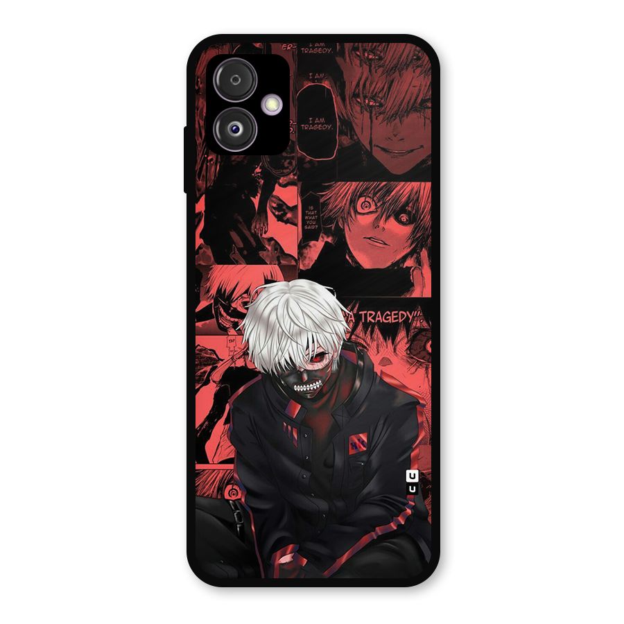 Toukyo Ghoul Kaneki Manga Metal Back Case for Galaxy F14