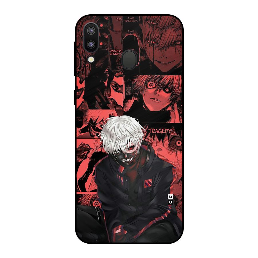 Toukyo Ghoul Kaneki Manga Metal Back Case for Galaxy M20