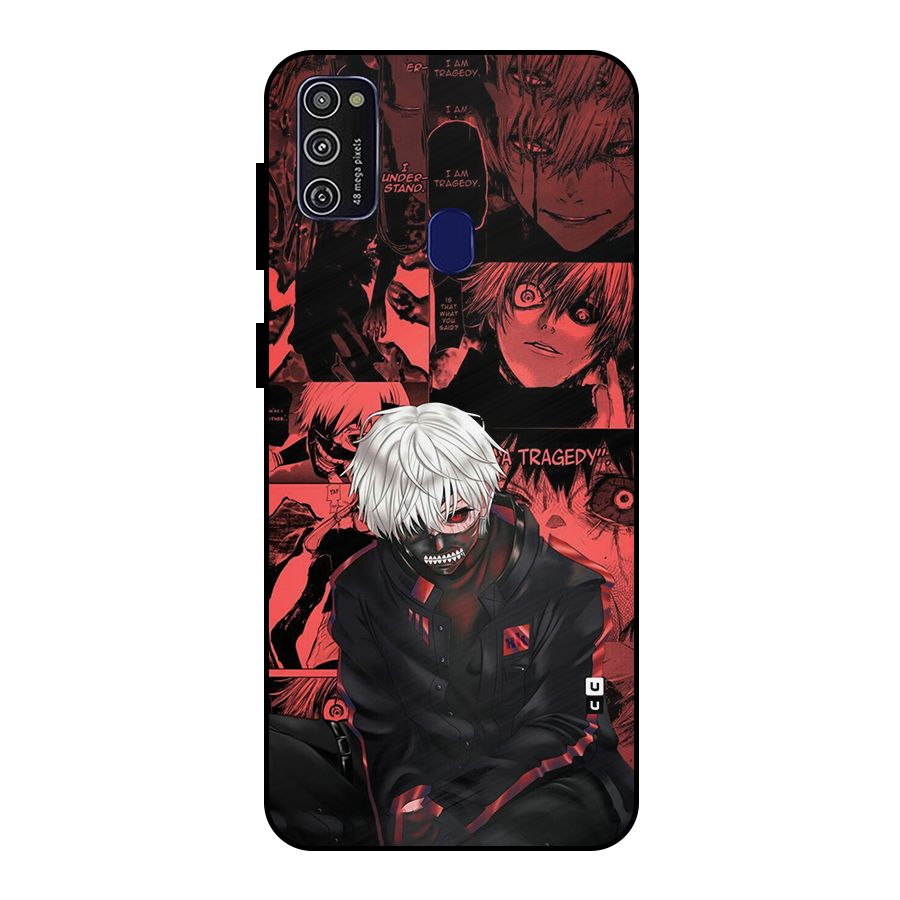 Toukyo Ghoul Kaneki Manga Metal Back Case for Galaxy M30s