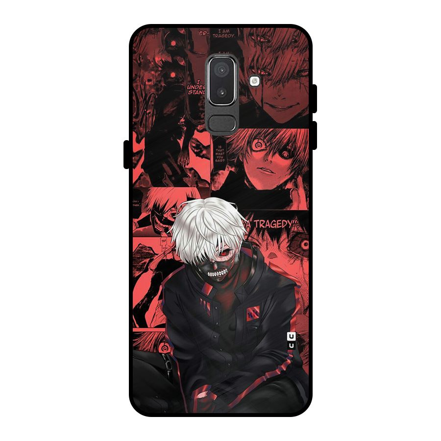 Toukyo Ghoul Kaneki Manga Metal Back Case for Galaxy On8 (2018)