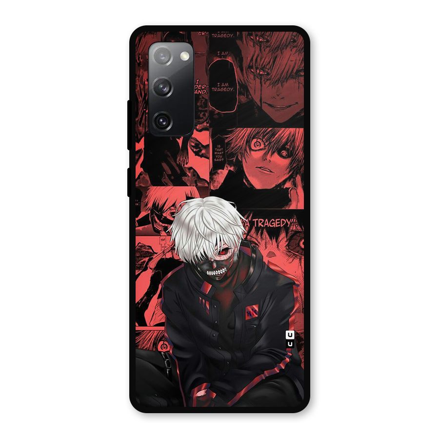 Toukyo Ghoul Kaneki Manga Metal Back Case for Galaxy S20 FE