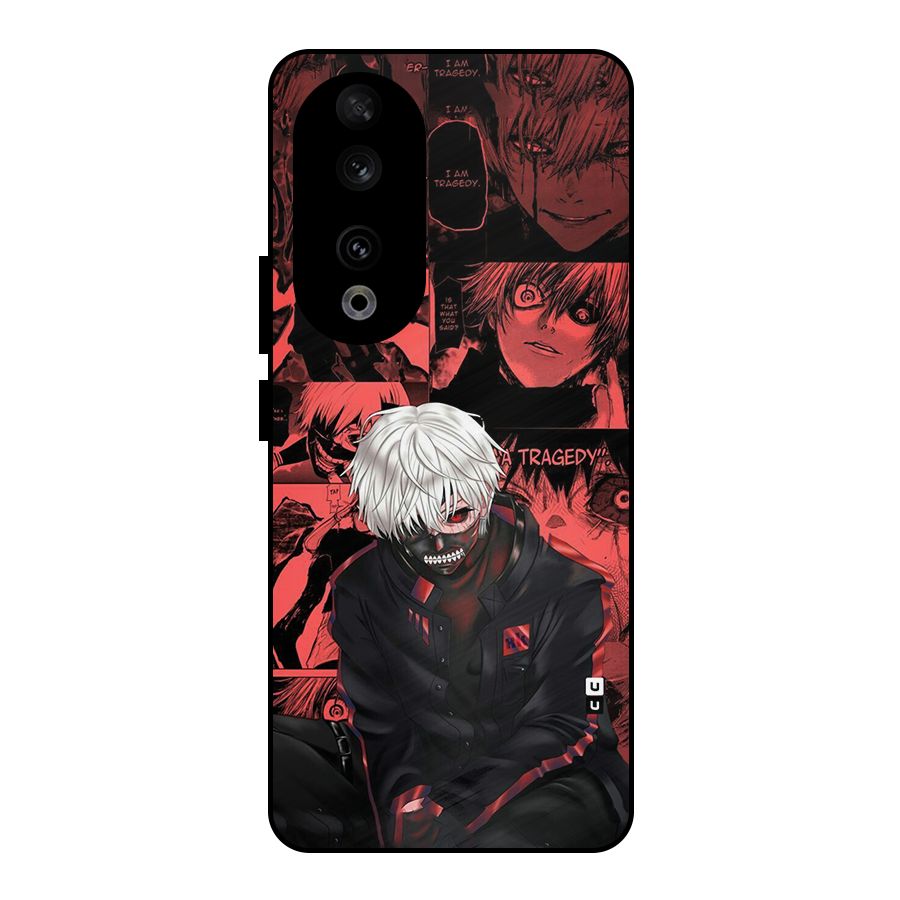 Toukyo Ghoul Kaneki Manga Metal Back Case for Honor 90