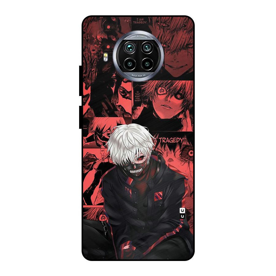 Toukyo Ghoul Kaneki Manga Metal Back Case for Mi 10i