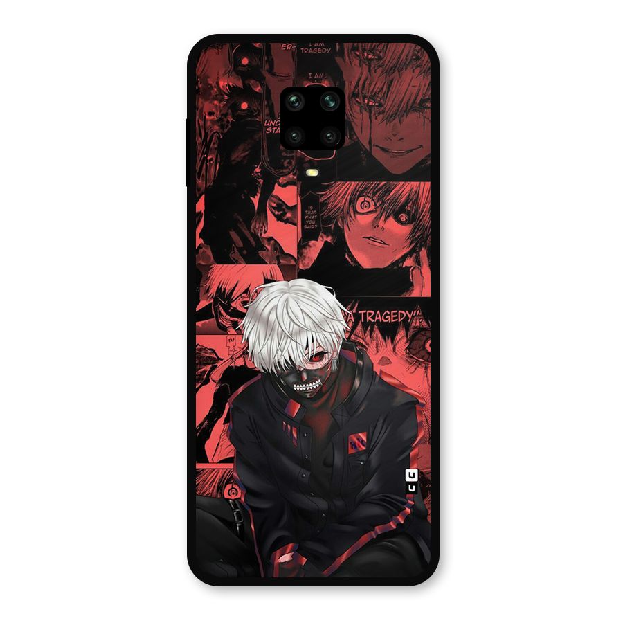 Toukyo Ghoul Kaneki Manga Metal Back Case for Poco M2