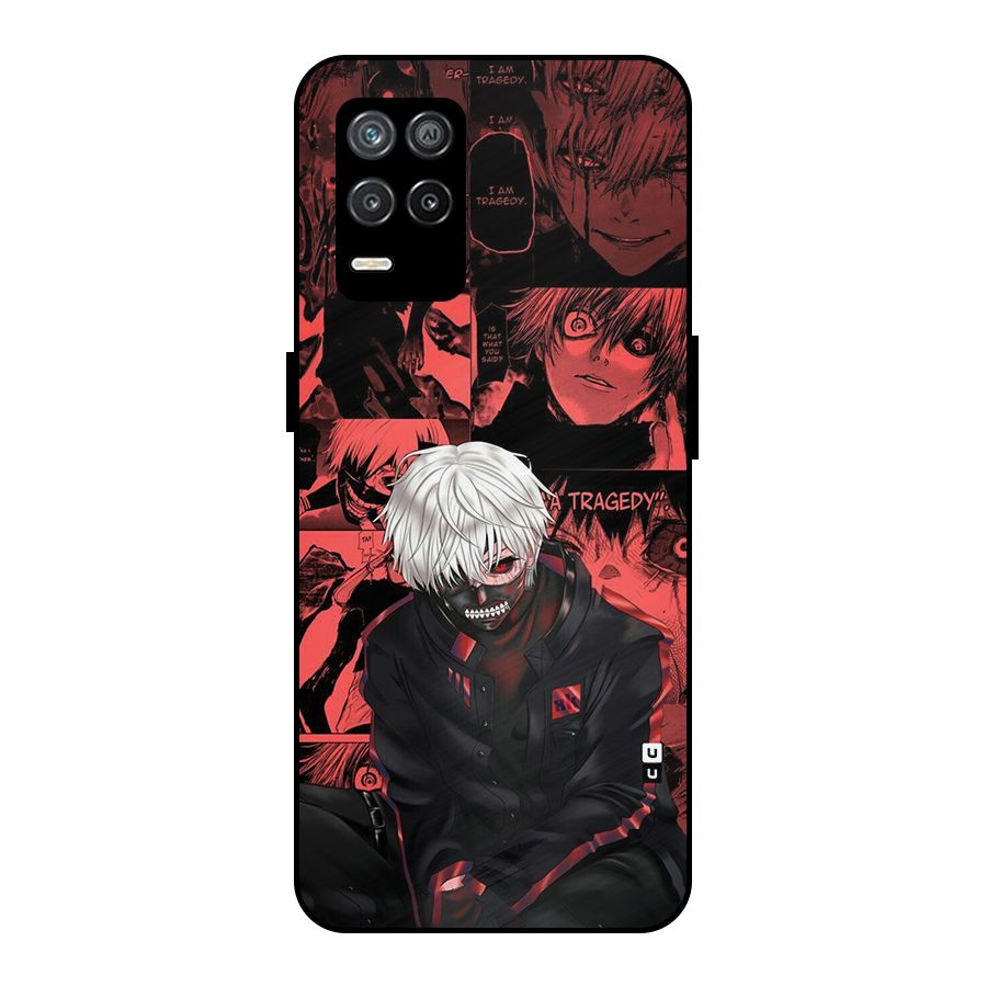 Toukyo Ghoul Kaneki Manga Metal Back Case for Realme 8 5G