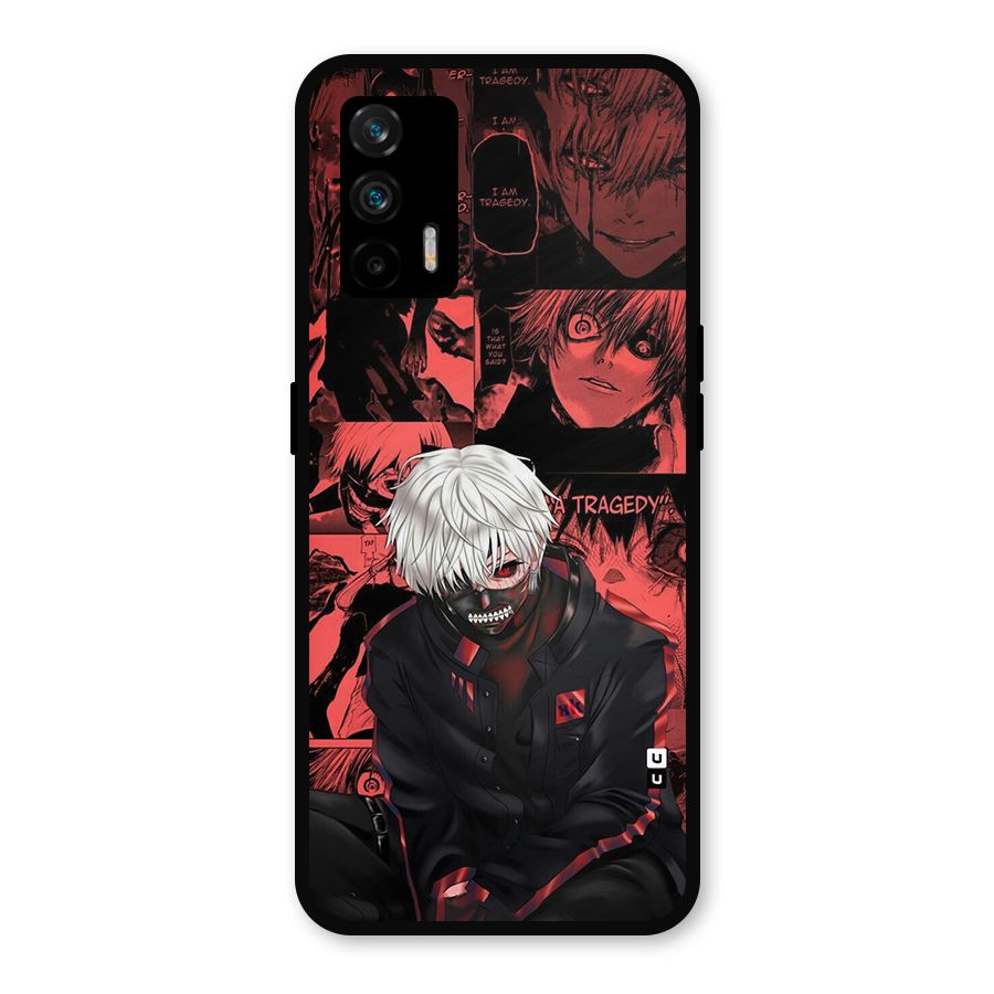 Toukyo Ghoul Kaneki Manga Metal Back Case for Realme GT 5G