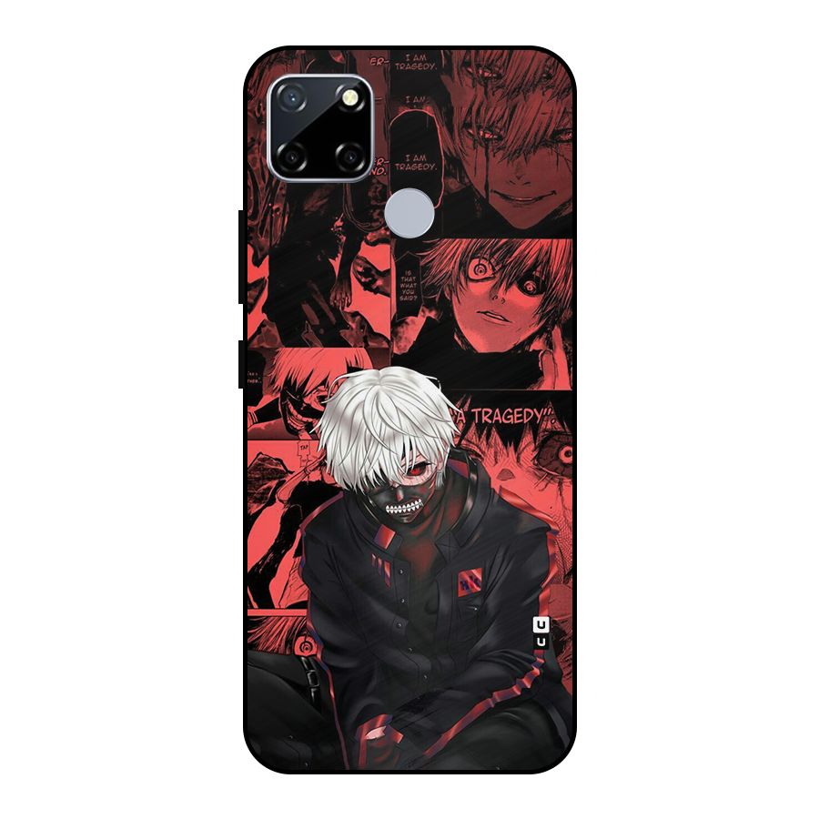 Toukyo Ghoul Kaneki Manga Metal Back Case for Realme Narzo 20