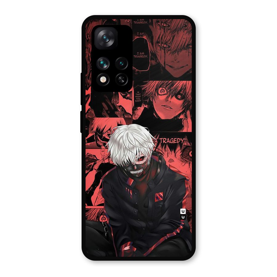 Toukyo Ghoul Kaneki Manga Metal Back Case for Xiaomi 11i 5G