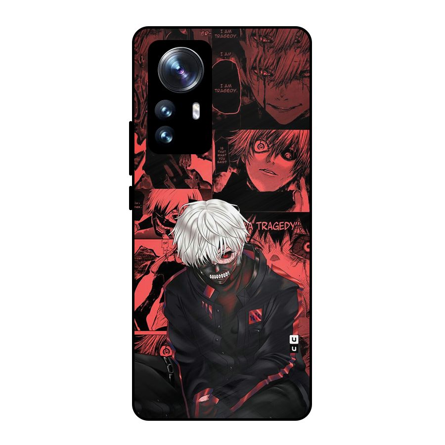 Toukyo Ghoul Kaneki Manga Metal Back Case for Xiaomi 12 Pro