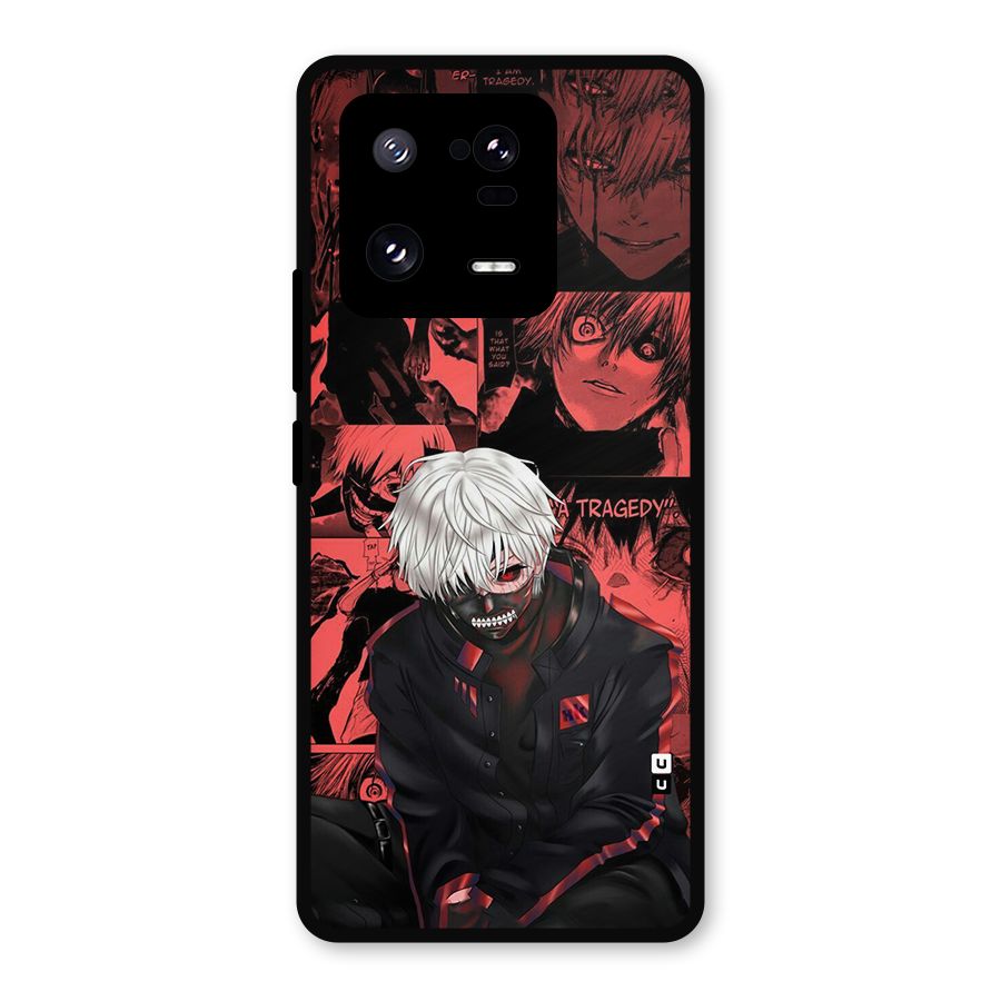 Toukyo Ghoul Kaneki Manga Metal Back Case for Xiaomi 13 Pro