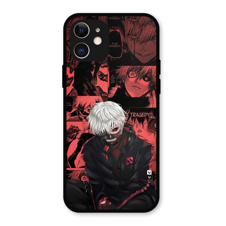 Toukyo Ghoul Kaneki Manga Metal Back Case for iPhone 12