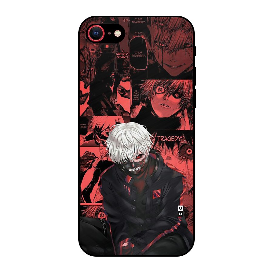 Toukyo Ghoul Kaneki Manga Metal Back Case for iPhone 7
