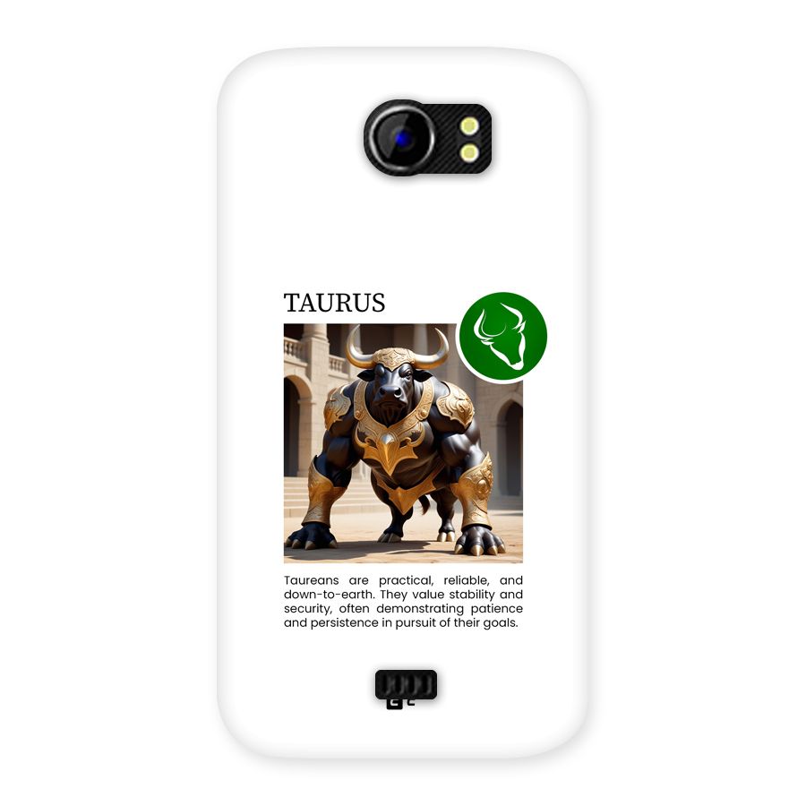 Towering Taurus Back Case for Canvas 2 A110