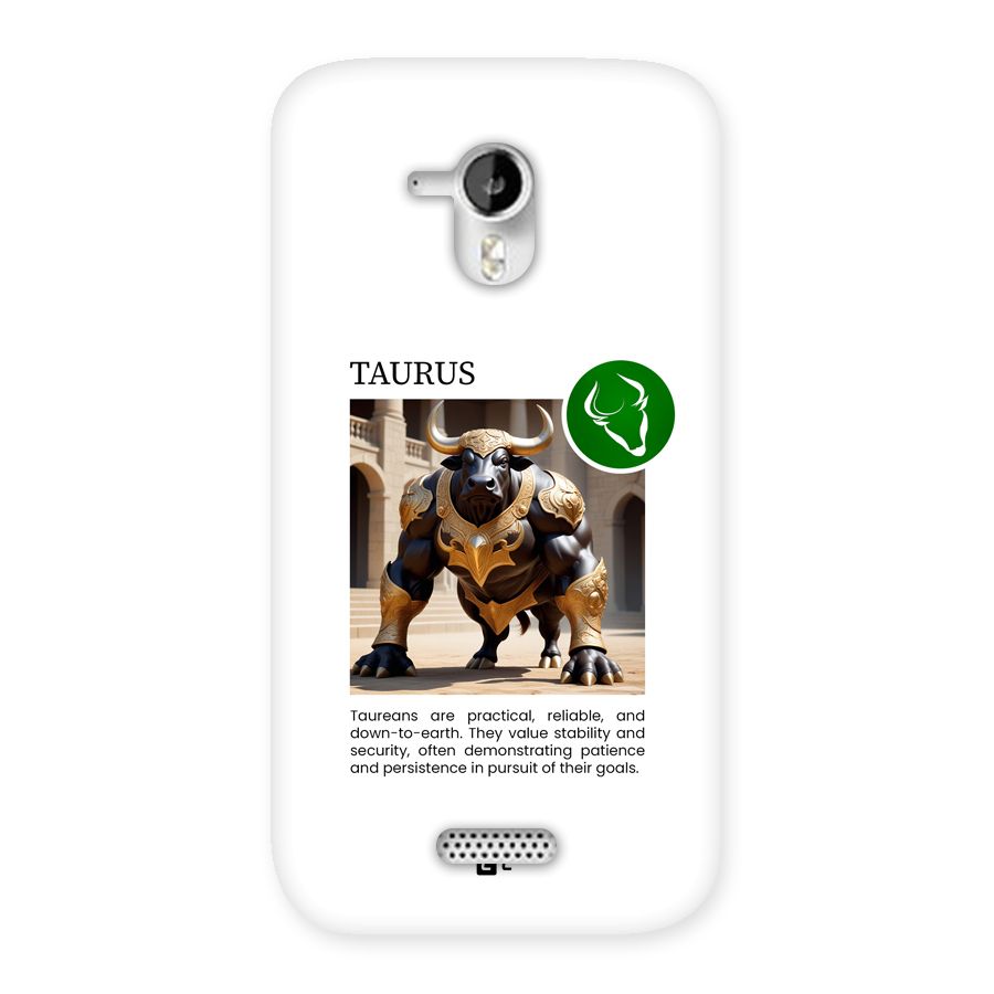 Towering Taurus Back Case for Canvas HD A116