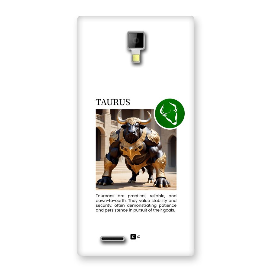 Towering Taurus Back Case for Canvas Xpress A99
