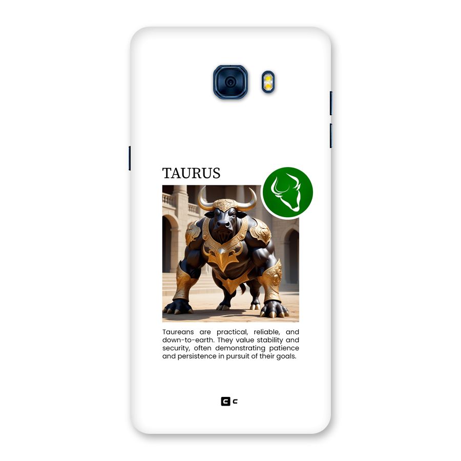 Towering Taurus Back Case for Galaxy C7 Pro