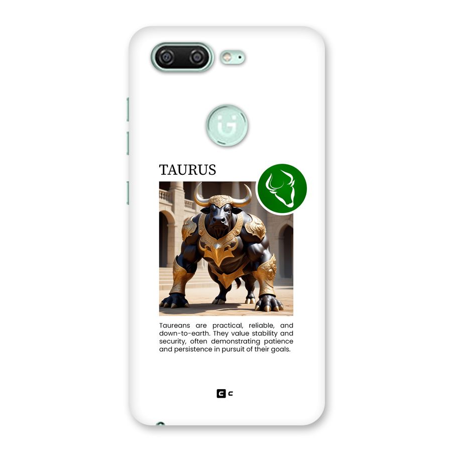 Towering Taurus Back Case for Gionee S10