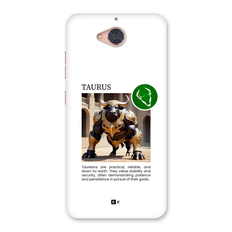 Towering Taurus Back Case for Gionee S6 Pro
