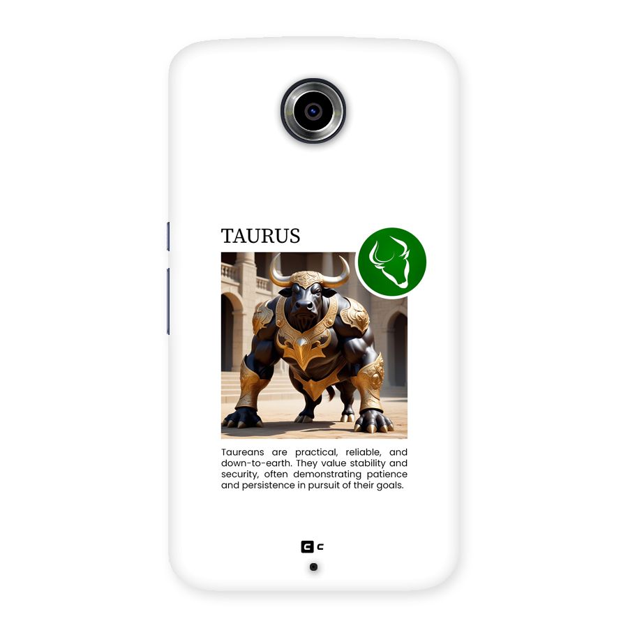 Towering Taurus Back Case for Google Nexus 6