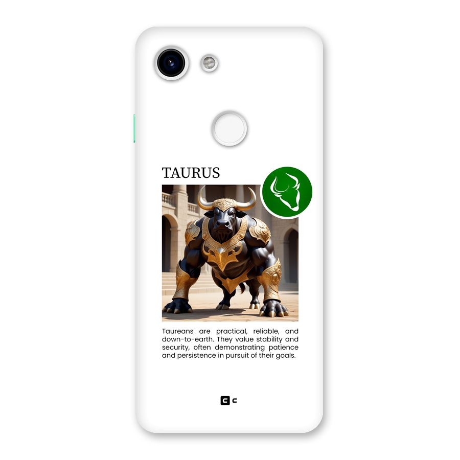 Towering Taurus Back Case for Google Pixel 3