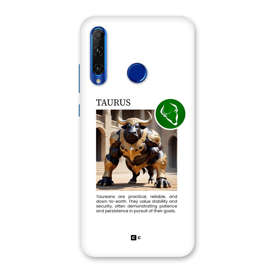 Towering Taurus Back Case for Honor 20i