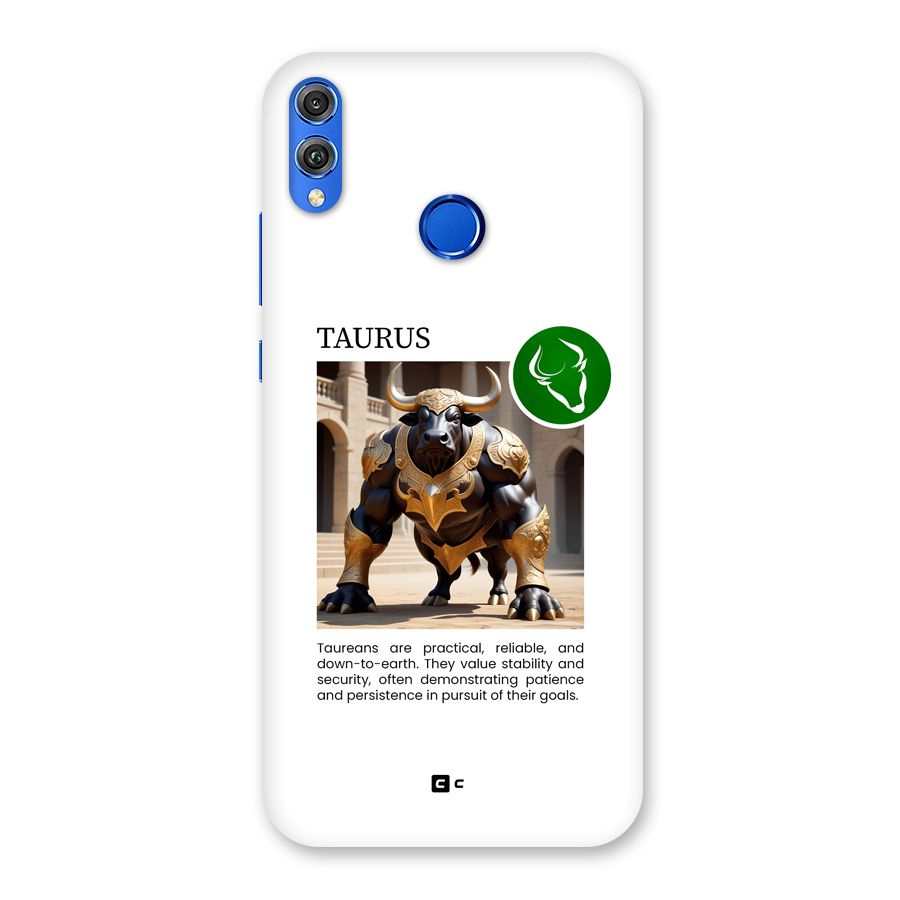 Towering Taurus Back Case for Honor 8X