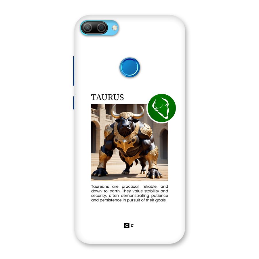 Towering Taurus Back Case for Honor 9N